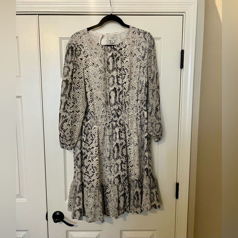 FINAL PRICE - J Crew Reptile Dress🌊